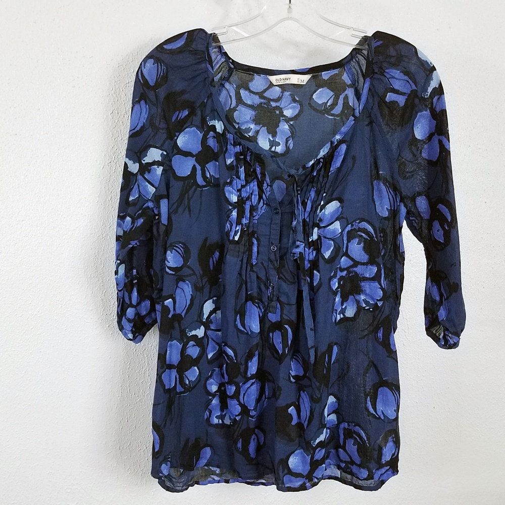 Old Navy Tie String Blouse